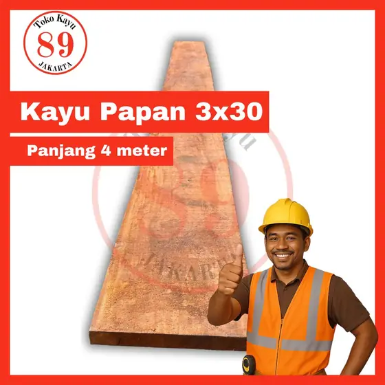 Papan 3x30 Meranti